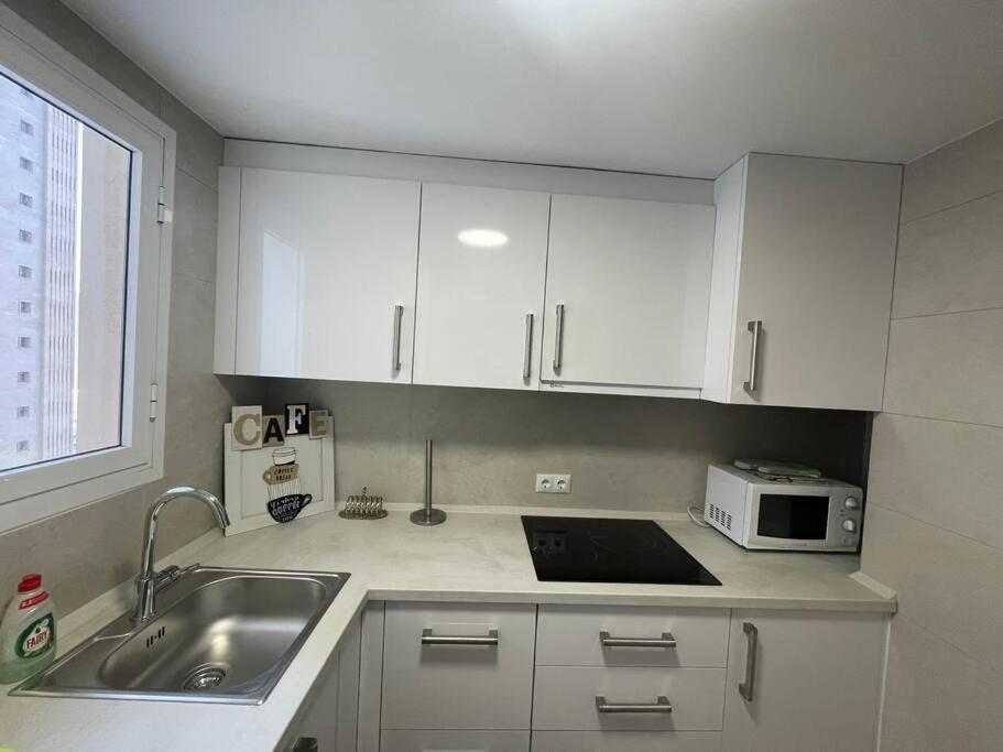 Ferienwohnung Centro Primera Linea Con Piscina Benidorm Exterior foto